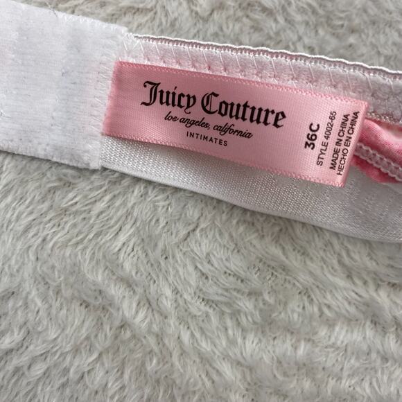 Juicy Couture Sexy Push Up Bra Size 36C/38C 3pack Set Strawberry Pink Black NWT - Picture 8 of 11
